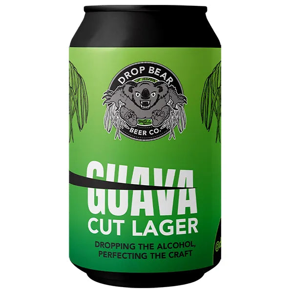 Drop Bear Guava Cut Lager - Alcohol Free Lager