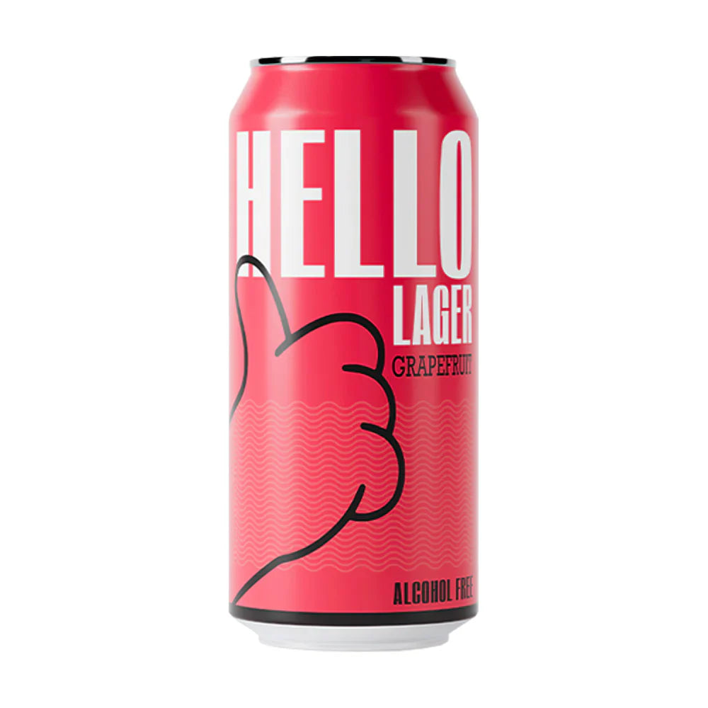 HELLO LAGER - Zinging Grapefruit - Functional Alcohol Free Helles Lager