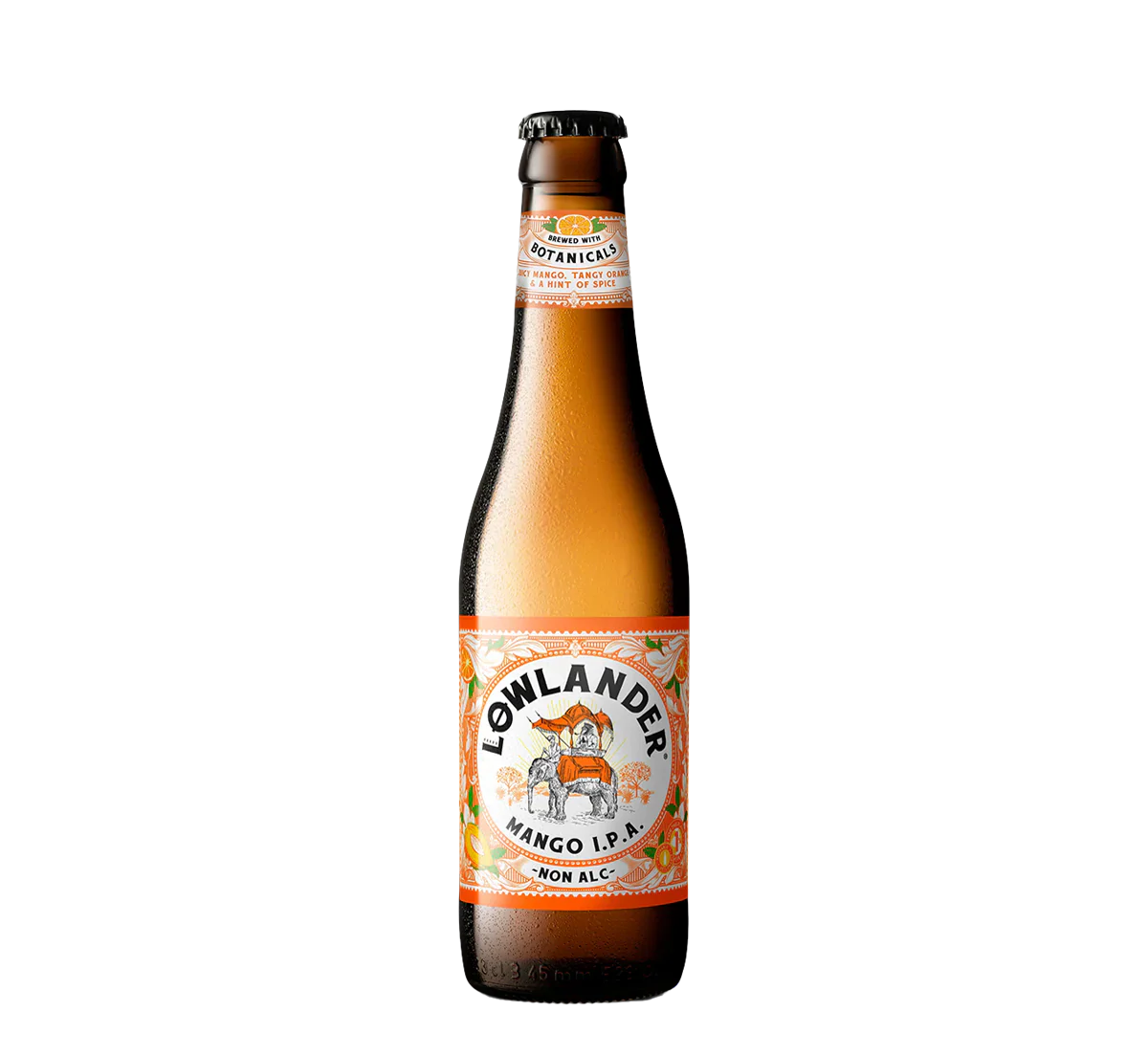 Lowlander Mango IPA – Non Alcoholic IPA with Mango, Cardamom & Orange peel