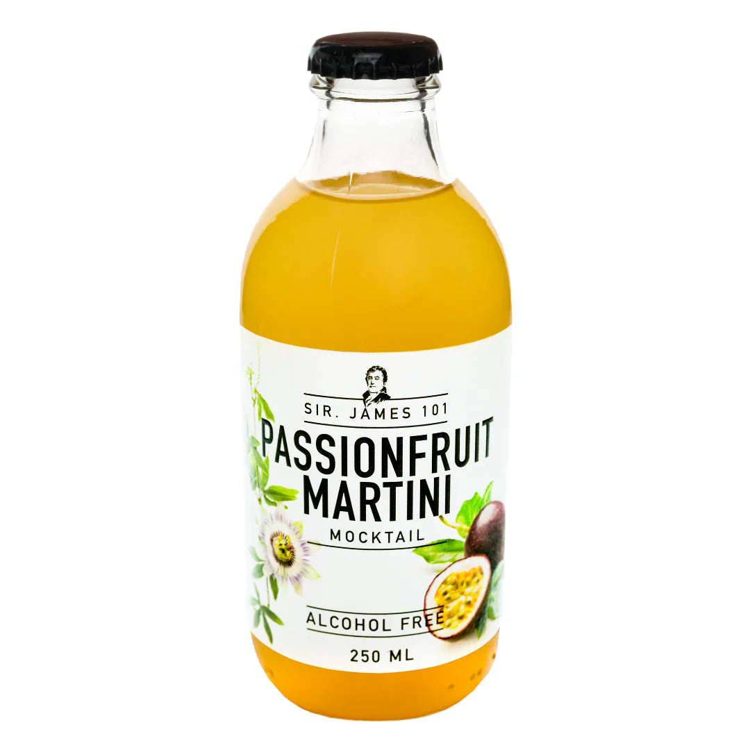 Sir James 101 Passionfruit Martini – Alcohol Free Mocktail