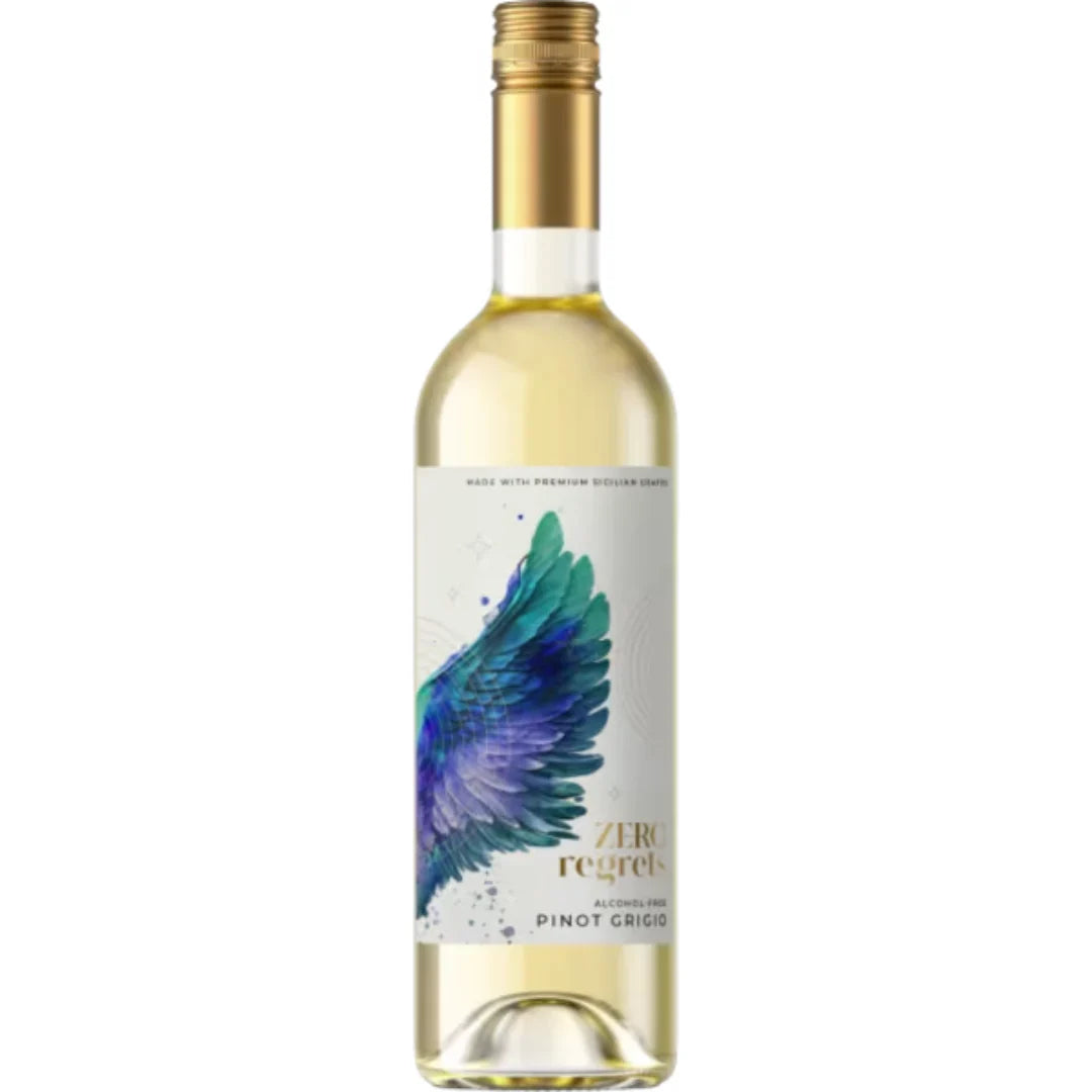 Zero Regrets Alcohol Free White Wine - Premium Non Alcoholic White Wine