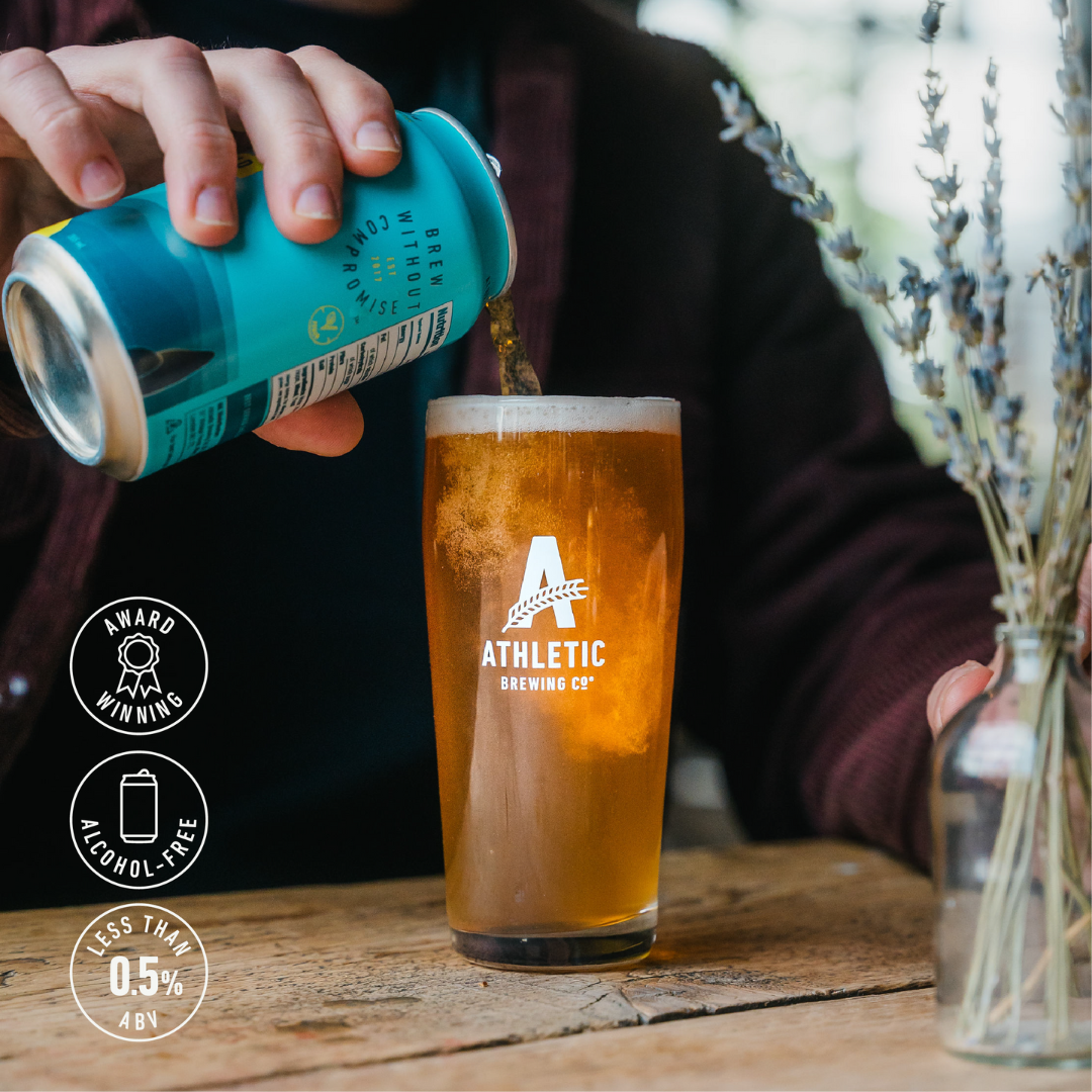 Athletic Brewing Run Wild - Non Alcoholic IPA