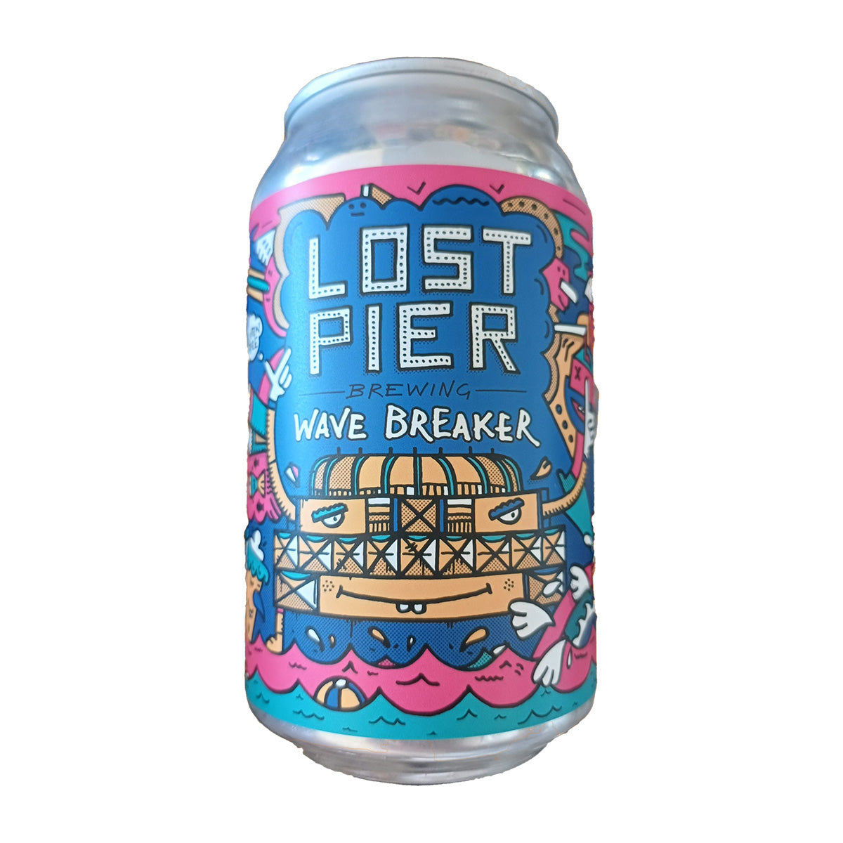 Lost Pier Wave Breaker AF 0.5% – Alcohol Free Hazy Pale 330ml