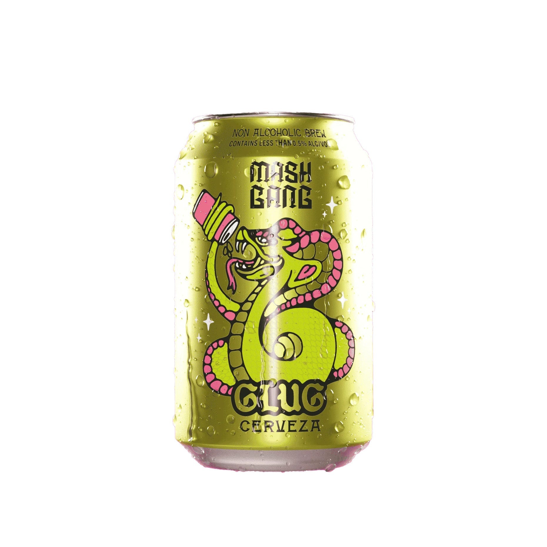 Mash Gang Glug <0.5% – Alcohol Free Cerveza Lager