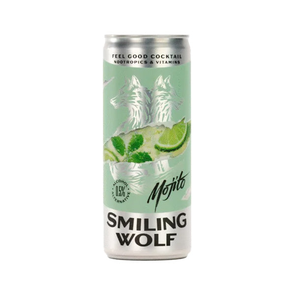 Smiling Wolf Alcohol Free Mojito - Functional Botanical Drink 0.0%