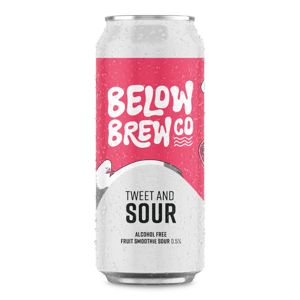 Below Brew Co Tweet & Sour - Non Alcoholic Smoothie Sour Beer
