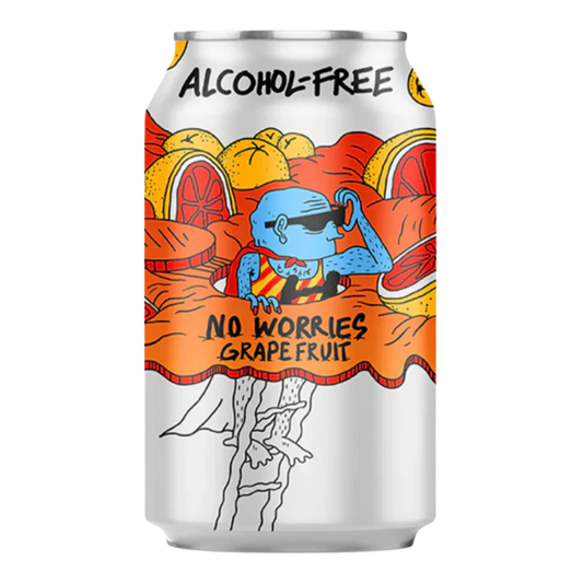 Lervig No Worries Grapefruit IPA - Non Alcoholic IPA