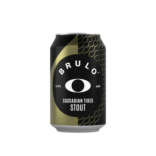 Brulo Cascadian Tides - Dry Hopped Stout 0.5% – Alcohol Free Stout