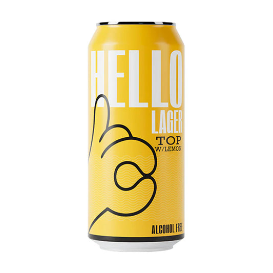 HELLO LAGER - Refreshing Lemon Top - Functional Alcohol Free Helles Lager