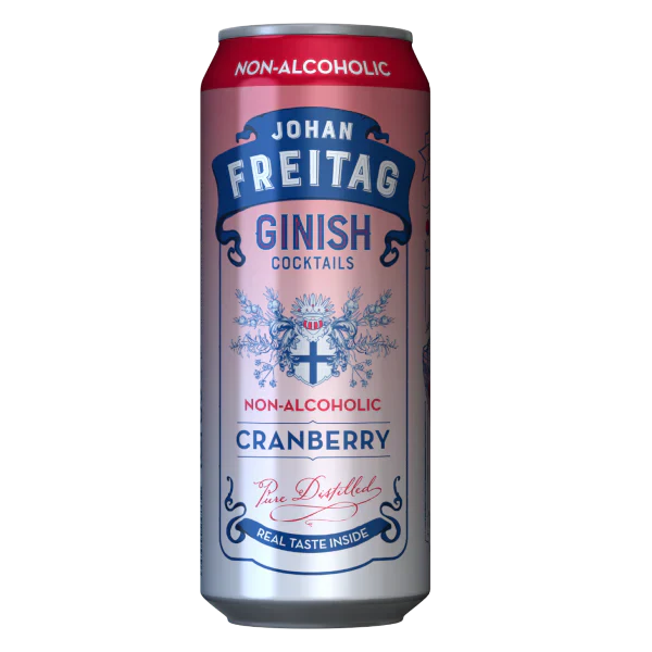 Johan Freitag Gin & Cranberry – Non Alcoholic Cranberry Cocktail
