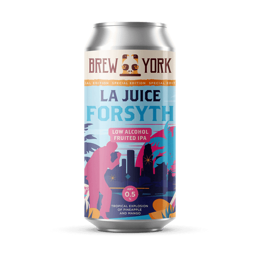 Brew York La Juice Forsyth – Alcohol Free Fruited IPA 0.5%