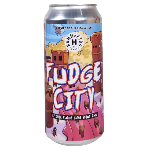 Hammerton Fudge City AF – Alcohol-Free Chocolate Fudge Cake Stout