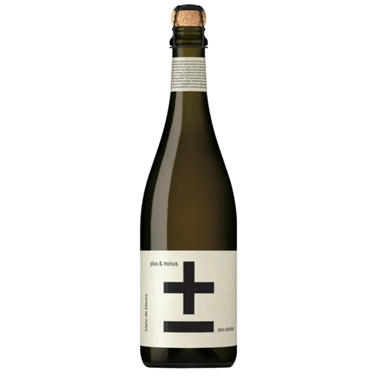 Plus & Minus Blanc de Blancs NV – Alcohol Free Sparkling Wine