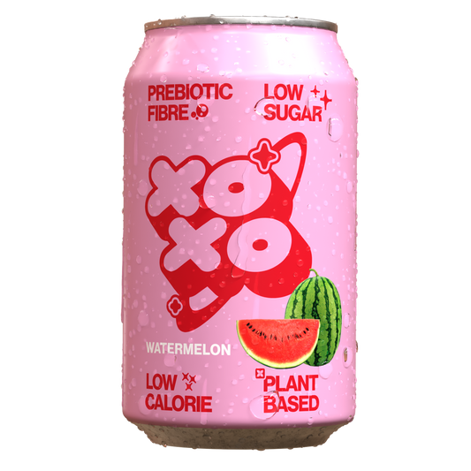 XOXO Watermelon Prebiotic Soda - Low Sugar Alcohol Free Soft Drink