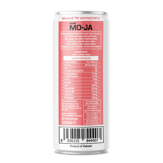 Pure Mo-Ja Lychee Juice – 100% Pure Lychee Juice (320 ml)