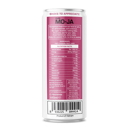 Pure Mo-Ja Passion Fruit Juice – 100% Pure Passion Fruit Juice (320 ml)