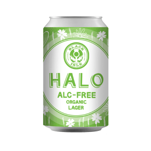 Black Isle Halo Lager 0.3% 330ml – Alcohol Free Beer