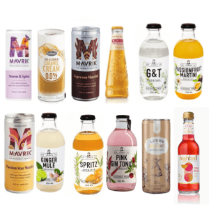 Mixed case of 12 Mocktails